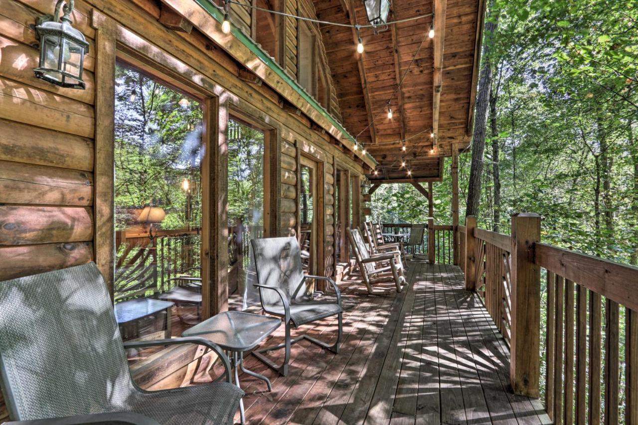 Cabin With Hot Tub And Deck, 3 Mi To Pigeon Forge Sevierville Eksteriør billede